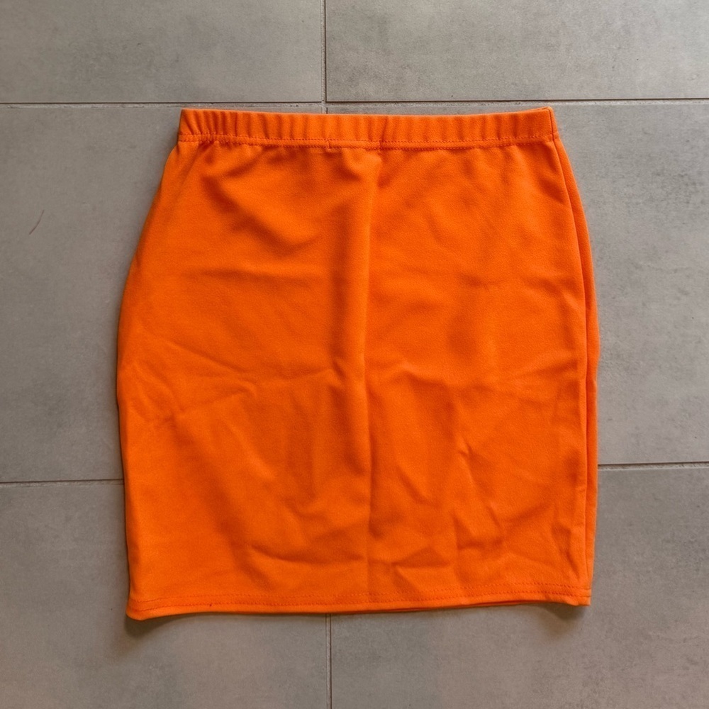 Boohoo Vibrant Orange Women's Skirt